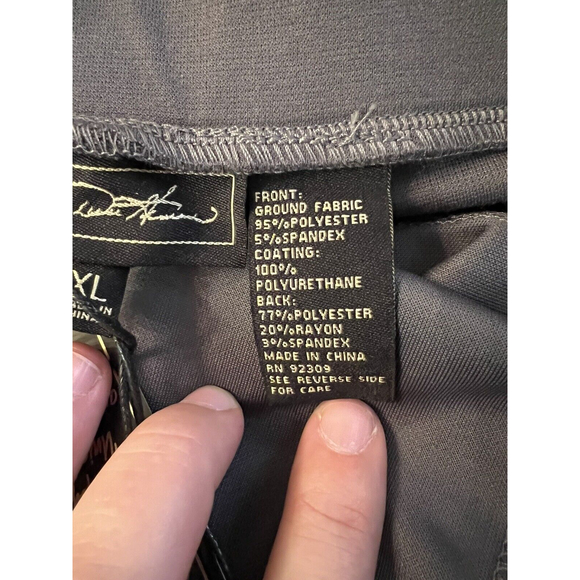 DG2 Diane Gilman Women’s Faux Leather Leggings Size XL  NWT - Picture 7 of 8